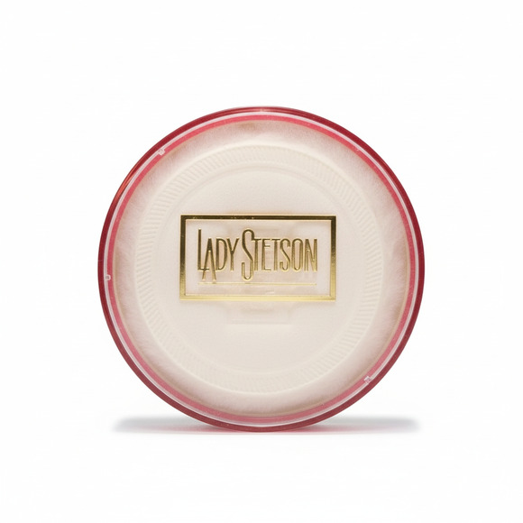 Lady Stetson Vintage Body Dusting Powder Coty Talc Sealed Puff Vanity Collector - Picture 8 of 10
